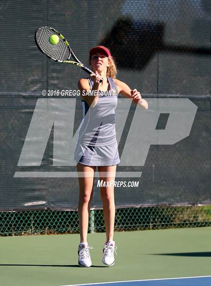 Thumbnail 1 in Amador Valley vs. St. Francis (CIF NorCal Regional Team Tennis Championships) photogallery.