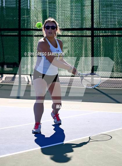 Thumbnail 3 in Amador Valley vs. St. Francis (CIF NorCal Regional Team Tennis Championships) photogallery.