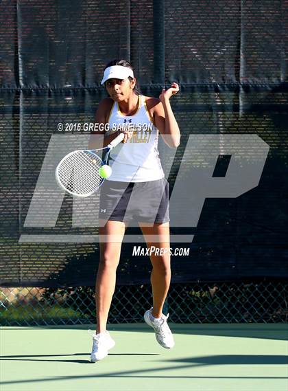 Thumbnail 1 in Amador Valley vs. St. Francis (CIF NorCal Regional Team Tennis Championships) photogallery.
