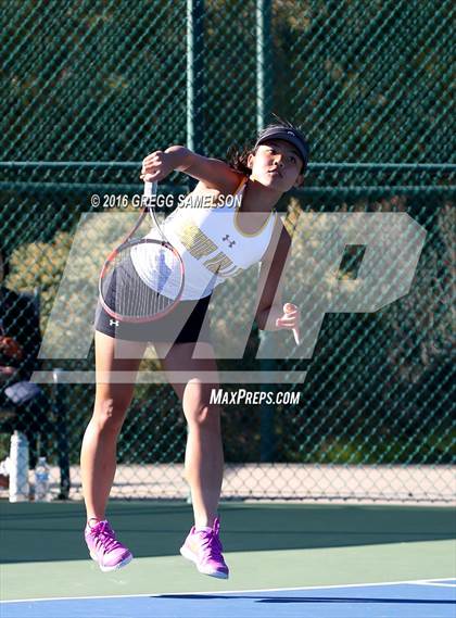 Thumbnail 1 in Amador Valley vs. St. Francis (CIF NorCal Regional Team Tennis Championships) photogallery.
