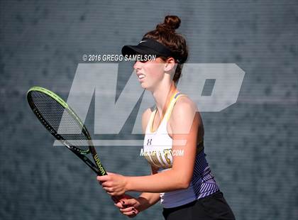 Thumbnail 2 in Amador Valley vs. St. Francis (CIF NorCal Regional Team Tennis Championships) photogallery.