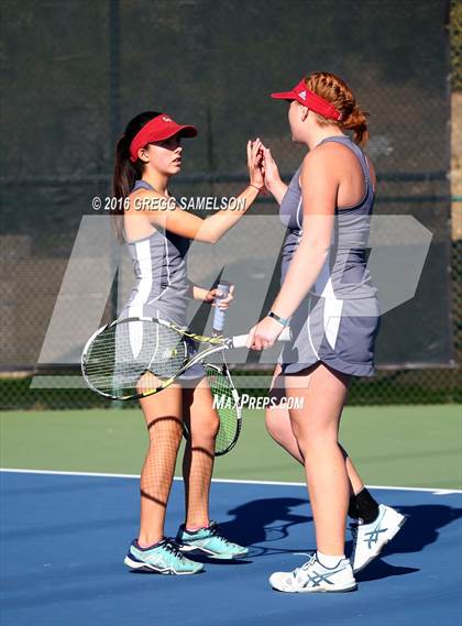 Thumbnail 1 in Amador Valley vs. St. Francis (CIF NorCal Regional Team Tennis Championships) photogallery.
