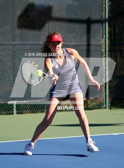 Thumbnail 2 in Amador Valley vs. St. Francis (CIF NorCal Regional Team Tennis Championships) photogallery.