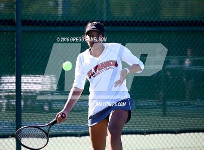 Thumbnail 2 in Amador Valley vs. St. Francis (CIF NorCal Regional Team Tennis Championships) photogallery.