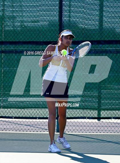 Thumbnail 3 in Amador Valley vs. St. Francis (CIF NorCal Regional Team Tennis Championships) photogallery.