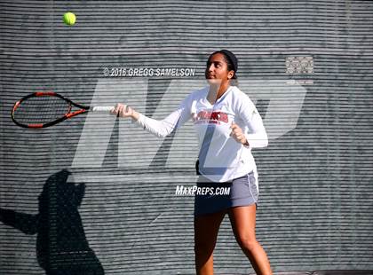 Thumbnail 2 in Amador Valley vs. St. Francis (CIF NorCal Regional Team Tennis Championships) photogallery.