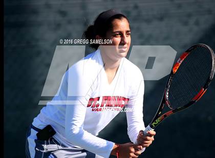 Thumbnail 1 in Amador Valley vs. St. Francis (CIF NorCal Regional Team Tennis Championships) photogallery.