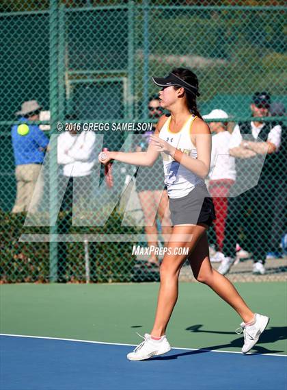 Thumbnail 1 in Amador Valley vs. St. Francis (CIF NorCal Regional Team Tennis Championships) photogallery.