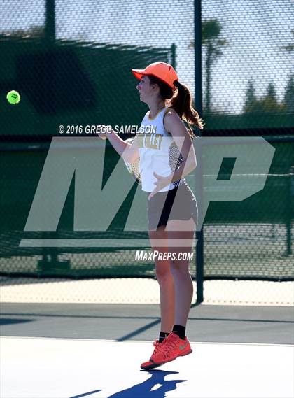 Thumbnail 3 in Amador Valley vs. St. Francis (CIF NorCal Regional Team Tennis Championships) photogallery.
