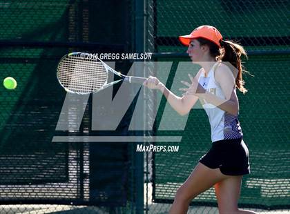 Thumbnail 2 in Amador Valley vs. St. Francis (CIF NorCal Regional Team Tennis Championships) photogallery.