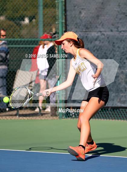 Thumbnail 1 in Amador Valley vs. St. Francis (CIF NorCal Regional Team Tennis Championships) photogallery.