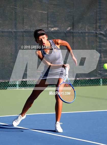 Thumbnail 1 in Amador Valley vs. St. Francis (CIF NorCal Regional Team Tennis Championships) photogallery.