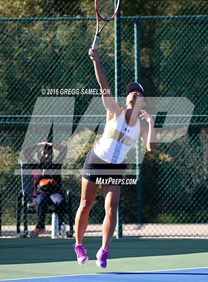Thumbnail 1 in Amador Valley vs. St. Francis (CIF NorCal Regional Team Tennis Championships) photogallery.