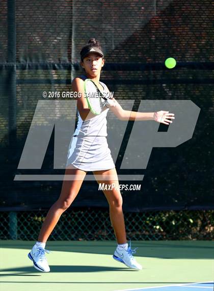 Thumbnail 1 in Amador Valley vs. St. Francis (CIF NorCal Regional Team Tennis Championships) photogallery.