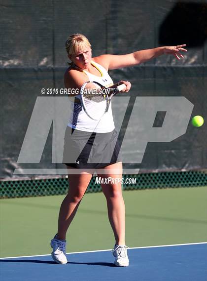 Thumbnail 1 in Amador Valley vs. St. Francis (CIF NorCal Regional Team Tennis Championships) photogallery.