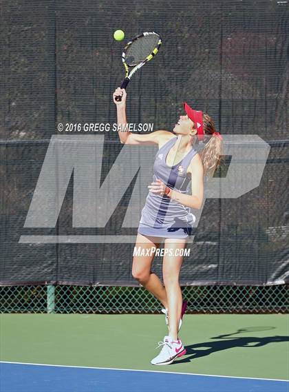 Thumbnail 1 in Amador Valley vs. St. Francis (CIF NorCal Regional Team Tennis Championships) photogallery.