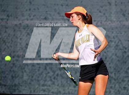 Thumbnail 3 in Amador Valley vs. St. Francis (CIF NorCal Regional Team Tennis Championships) photogallery.