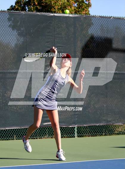 Thumbnail 1 in Amador Valley vs. St. Francis (CIF NorCal Regional Team Tennis Championships) photogallery.