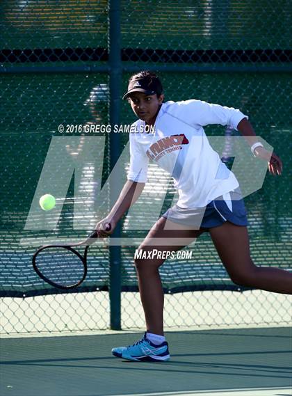 Thumbnail 1 in Amador Valley vs. St. Francis (CIF NorCal Regional Team Tennis Championships) photogallery.