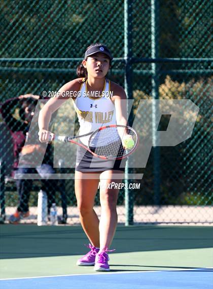 Thumbnail 1 in Amador Valley vs. St. Francis (CIF NorCal Regional Team Tennis Championships) photogallery.