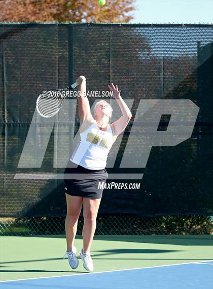 Thumbnail 3 in Amador Valley vs. St. Francis (CIF NorCal Regional Team Tennis Championships) photogallery.