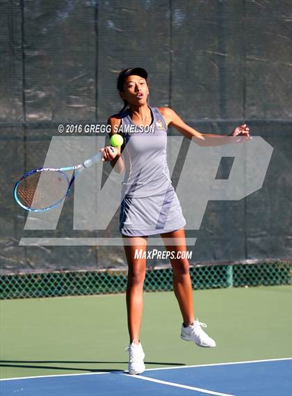 Thumbnail 1 in Amador Valley vs. St. Francis (CIF NorCal Regional Team Tennis Championships) photogallery.