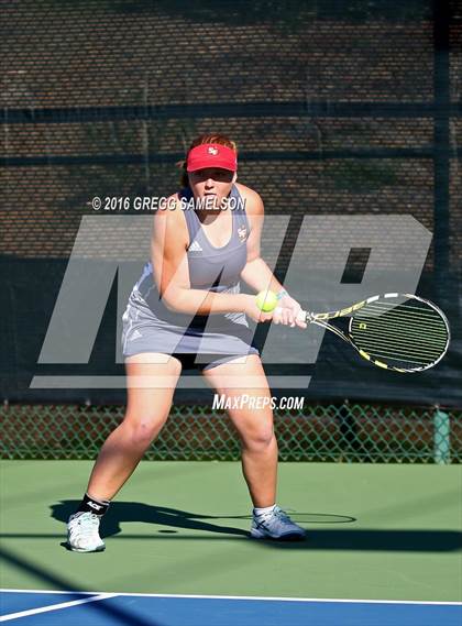 Thumbnail 3 in Amador Valley vs. St. Francis (CIF NorCal Regional Team Tennis Championships) photogallery.