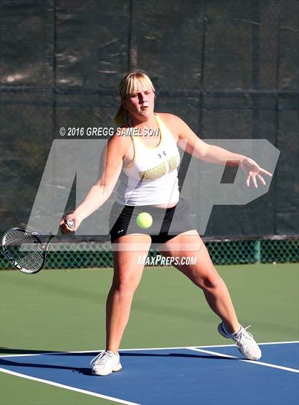 Thumbnail 2 in Amador Valley vs. St. Francis (CIF NorCal Regional Team Tennis Championships) photogallery.