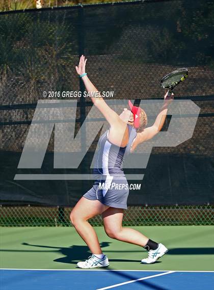 Thumbnail 2 in Amador Valley vs. St. Francis (CIF NorCal Regional Team Tennis Championships) photogallery.