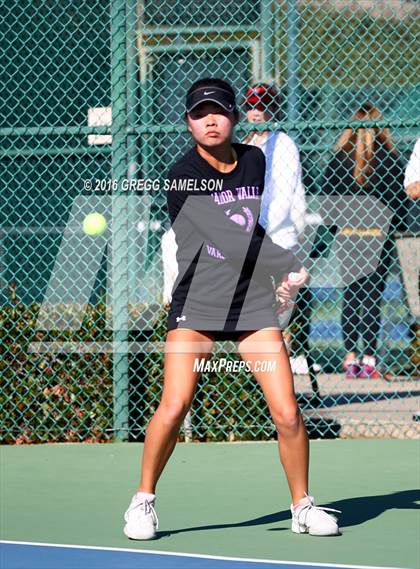 Thumbnail 2 in Amador Valley vs. St. Francis (CIF NorCal Regional Team Tennis Championships) photogallery.