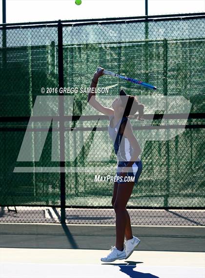 Thumbnail 3 in Amador Valley vs. St. Francis (CIF NorCal Regional Team Tennis Championships) photogallery.