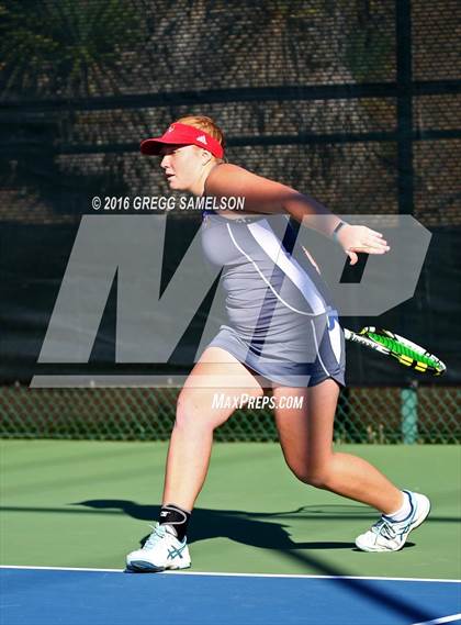 Thumbnail 3 in Amador Valley vs. St. Francis (CIF NorCal Regional Team Tennis Championships) photogallery.