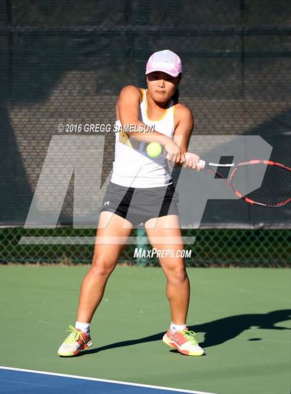 Thumbnail 1 in Amador Valley vs. St. Francis (CIF NorCal Regional Team Tennis Championships) photogallery.