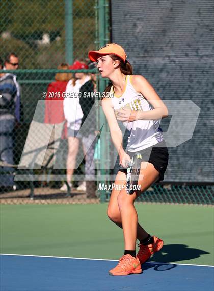 Thumbnail 2 in Amador Valley vs. St. Francis (CIF NorCal Regional Team Tennis Championships) photogallery.