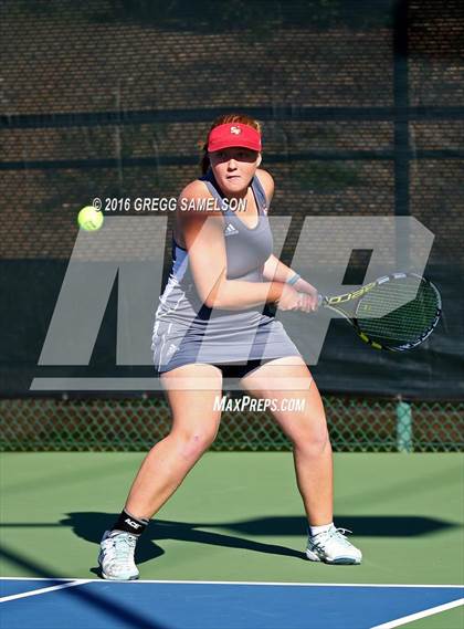 Thumbnail 2 in Amador Valley vs. St. Francis (CIF NorCal Regional Team Tennis Championships) photogallery.