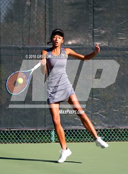 Thumbnail 1 in Amador Valley vs. St. Francis (CIF NorCal Regional Team Tennis Championships) photogallery.