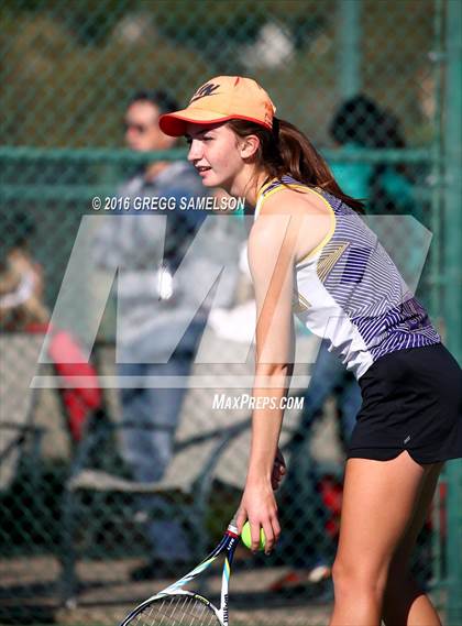 Thumbnail 2 in Amador Valley vs. St. Francis (CIF NorCal Regional Team Tennis Championships) photogallery.