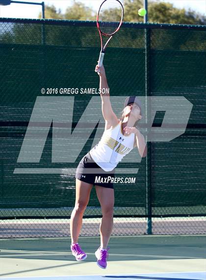 Thumbnail 2 in Amador Valley vs. St. Francis (CIF NorCal Regional Team Tennis Championships) photogallery.