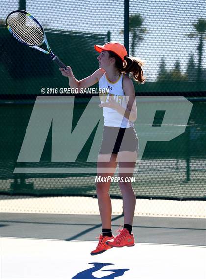 Thumbnail 1 in Amador Valley vs. St. Francis (CIF NorCal Regional Team Tennis Championships) photogallery.