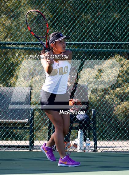 Thumbnail 1 in Amador Valley vs. St. Francis (CIF NorCal Regional Team Tennis Championships) photogallery.