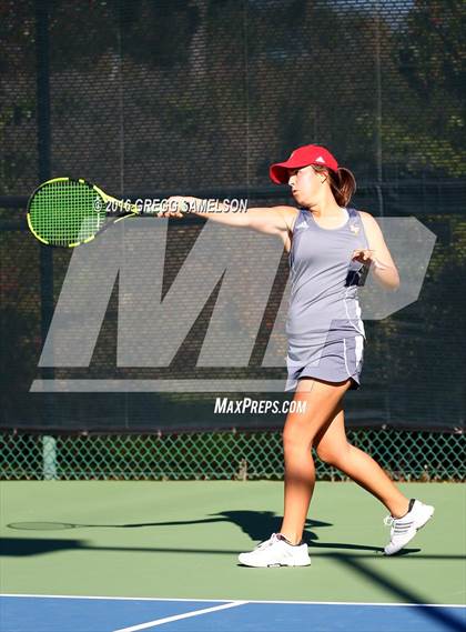 Thumbnail 1 in Amador Valley vs. St. Francis (CIF NorCal Regional Team Tennis Championships) photogallery.