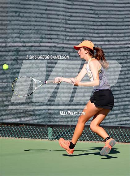 Thumbnail 3 in Amador Valley vs. St. Francis (CIF NorCal Regional Team Tennis Championships) photogallery.