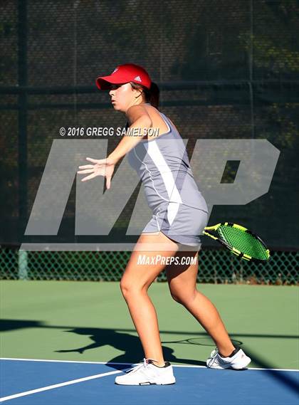 Thumbnail 1 in Amador Valley vs. St. Francis (CIF NorCal Regional Team Tennis Championships) photogallery.