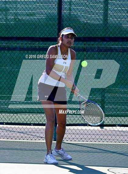 Thumbnail 2 in Amador Valley vs. St. Francis (CIF NorCal Regional Team Tennis Championships) photogallery.