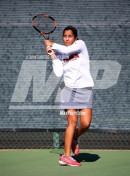 Thumbnail 1 in Amador Valley vs. St. Francis (CIF NorCal Regional Team Tennis Championships) photogallery.