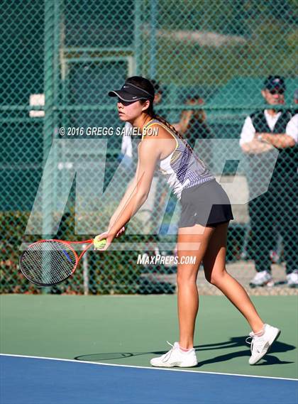 Thumbnail 1 in Amador Valley vs. St. Francis (CIF NorCal Regional Team Tennis Championships) photogallery.