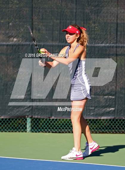 Thumbnail 3 in Amador Valley vs. St. Francis (CIF NorCal Regional Team Tennis Championships) photogallery.