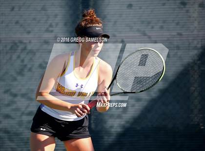 Thumbnail 2 in Amador Valley vs. St. Francis (CIF NorCal Regional Team Tennis Championships) photogallery.