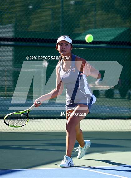 Thumbnail 1 in Amador Valley vs. St. Francis (CIF NorCal Regional Team Tennis Championships) photogallery.