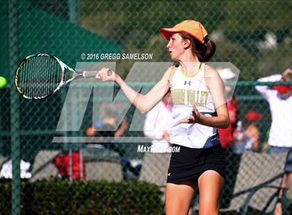Thumbnail 2 in Amador Valley vs. St. Francis (CIF NorCal Regional Team Tennis Championships) photogallery.
